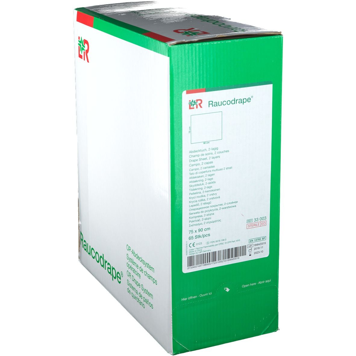 Raucodrape® Abdecktuch 75 cm x 90 cm 2lagig