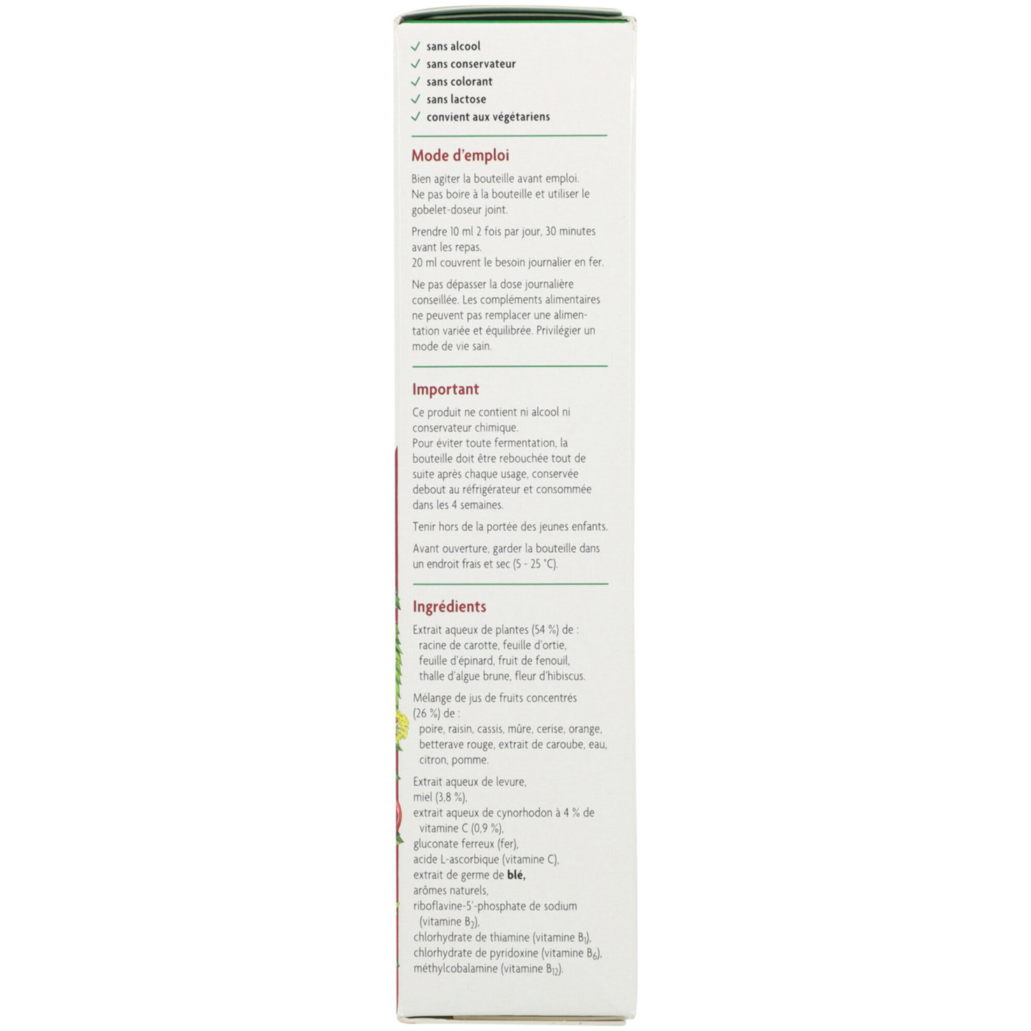 Salus Floradix Vitamine & Eisen Saft