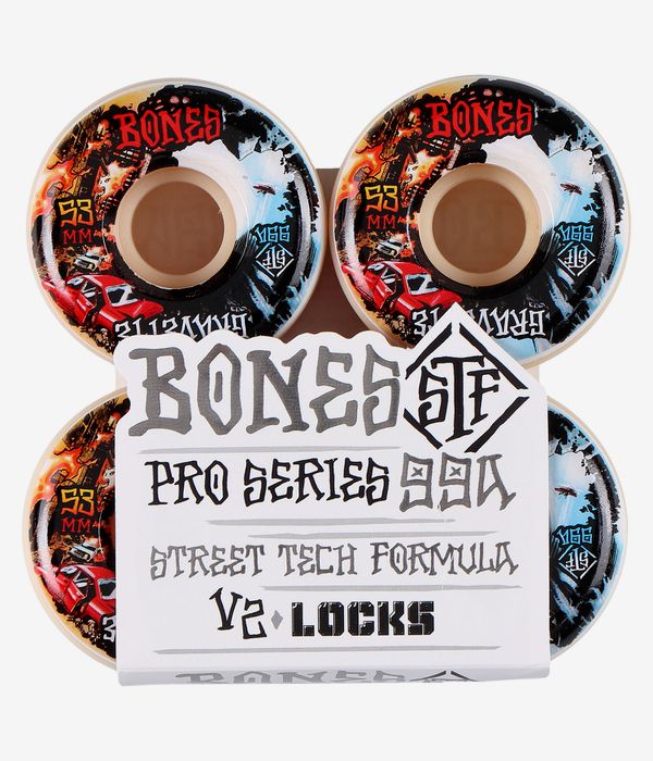 Bones STF Gravette Heaven & Hell V2 Rollen (white) 53mm 99A 4er Pack