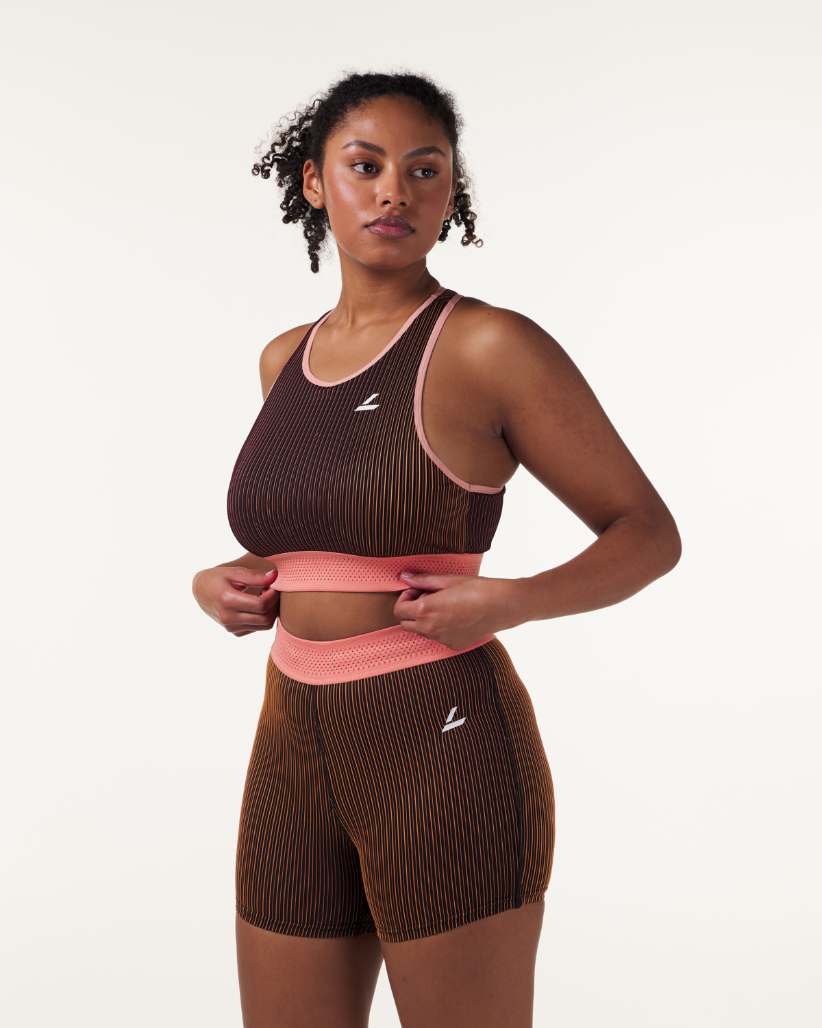 LEVITY Swift Tech Rib Bra Raspberry\Peach