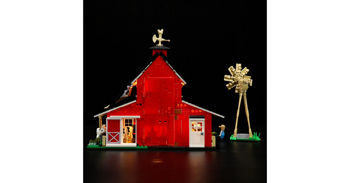LumibricksFarm Life - Cow Barn Constructiespeelgoed  (F9037)