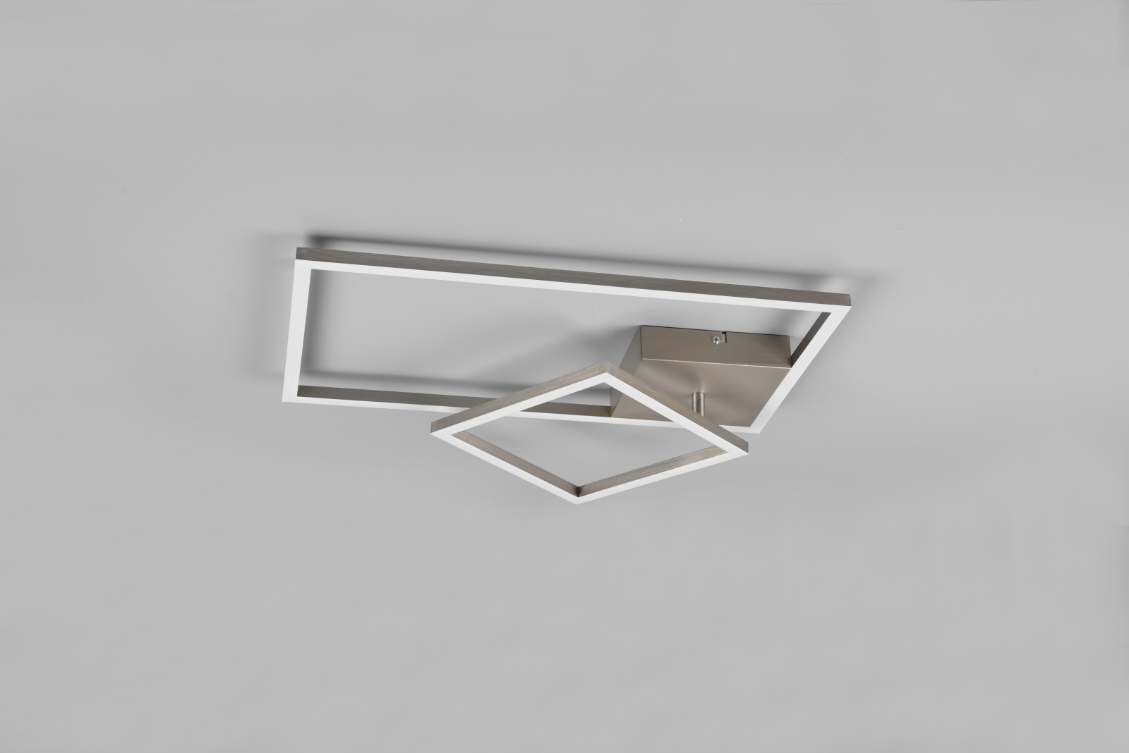 LED-Deckenlampe - Nickel matt - dimmbar - schwenkbar - 63,5 cm