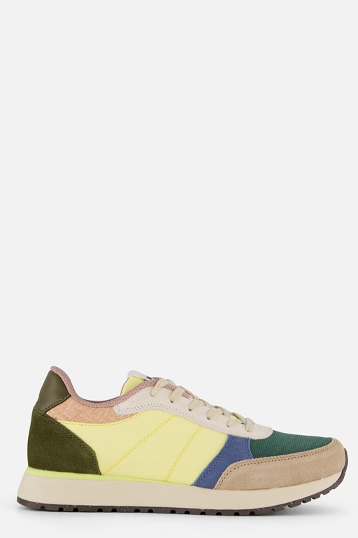 Woden Ronja Sneakers geel Leer