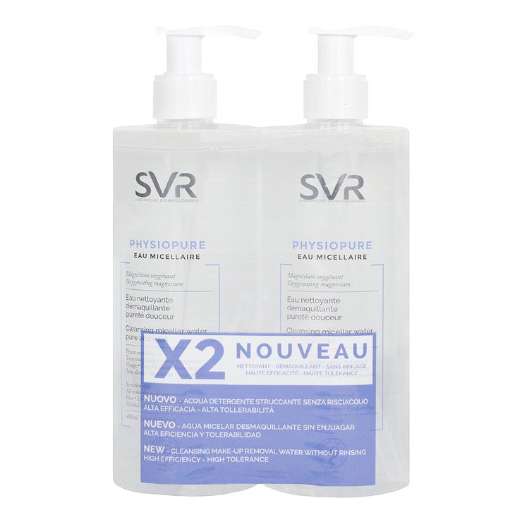 Physiopure eau micellaire 2x400ml