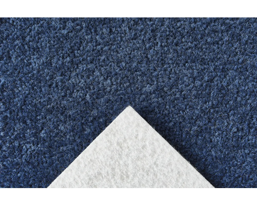 Velours tapijt Ines blauw 400 cm breed (per meter verkocht)