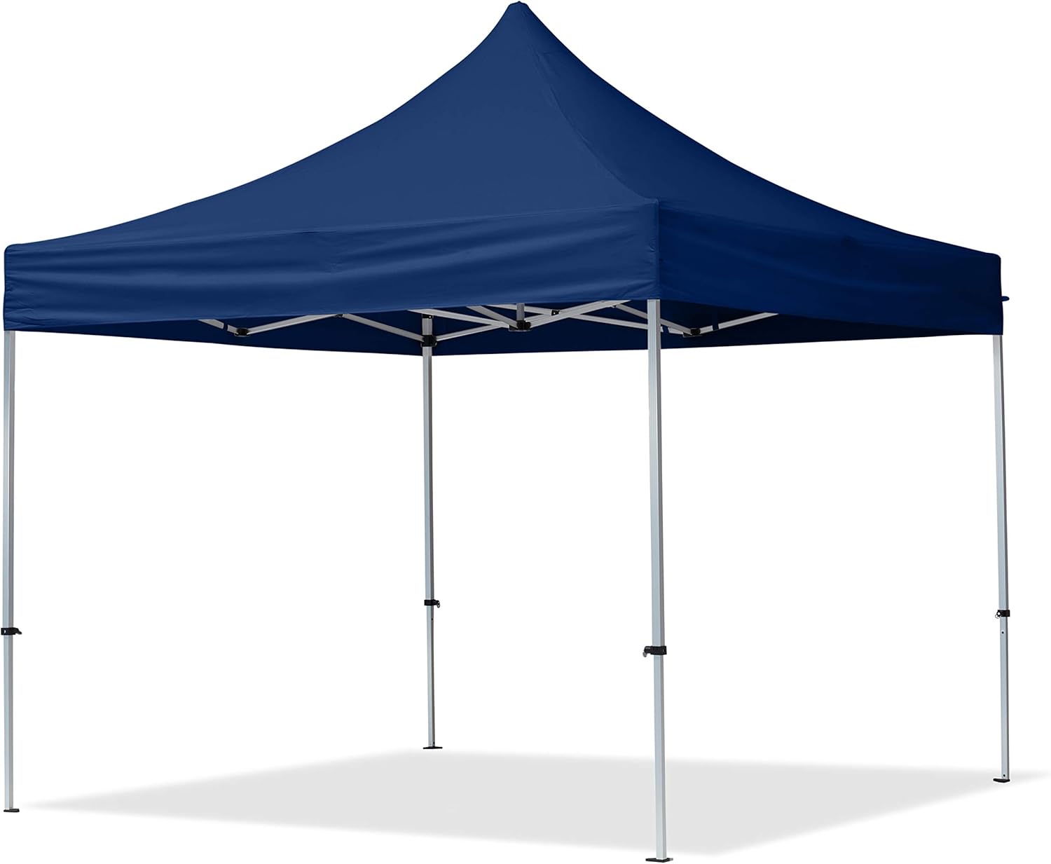 TOOLPORT Faltpavillon Faltzelt Pavillon 3x3m - 4 Seitenteile Aluminium 32mm Partyzelt 700N blau
