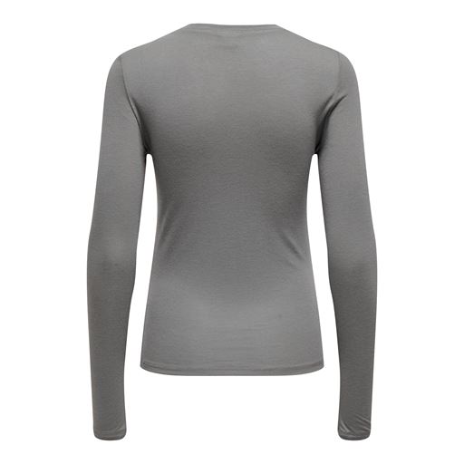 JDY Suma Langærmet T-shirt, Steel Gray, XS
