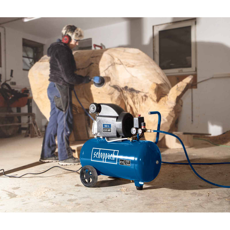 Scheppach 50L Compressor HC54 8Bar 220l\min