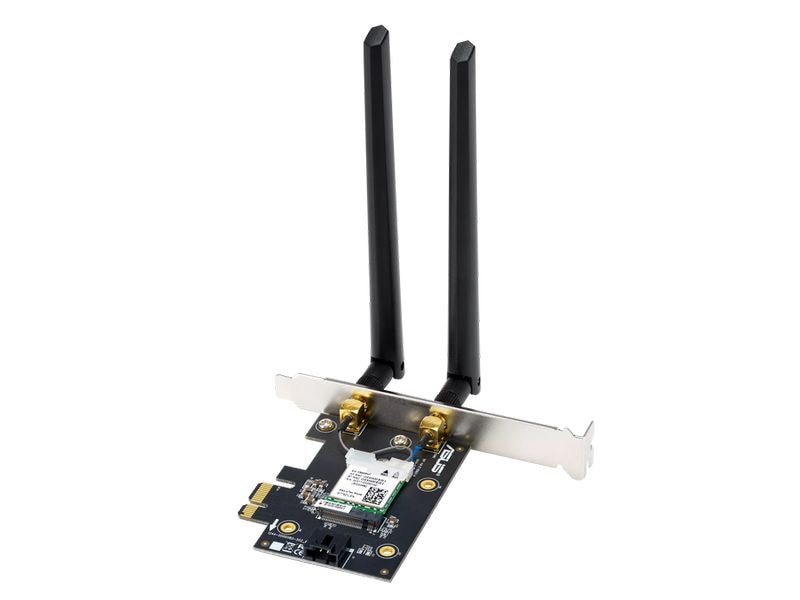 ASUS WLAN-AX PCIe Adapter PCE-BE6500 WiFi 7 PCI-E Adapter  6GHz, 4096-QAM, Bluetooth 5.4, WPA3
