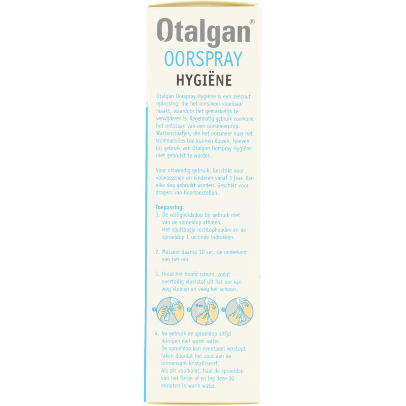 Otalgan Oorspray hygiëne