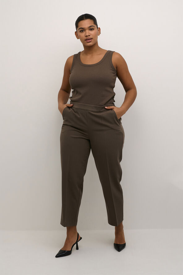 Kaffe Curve KCcarina Tank Top Major brown