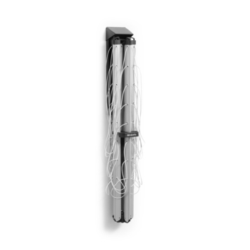 Brabantia wanddroger WallFix metallic grey 24 m