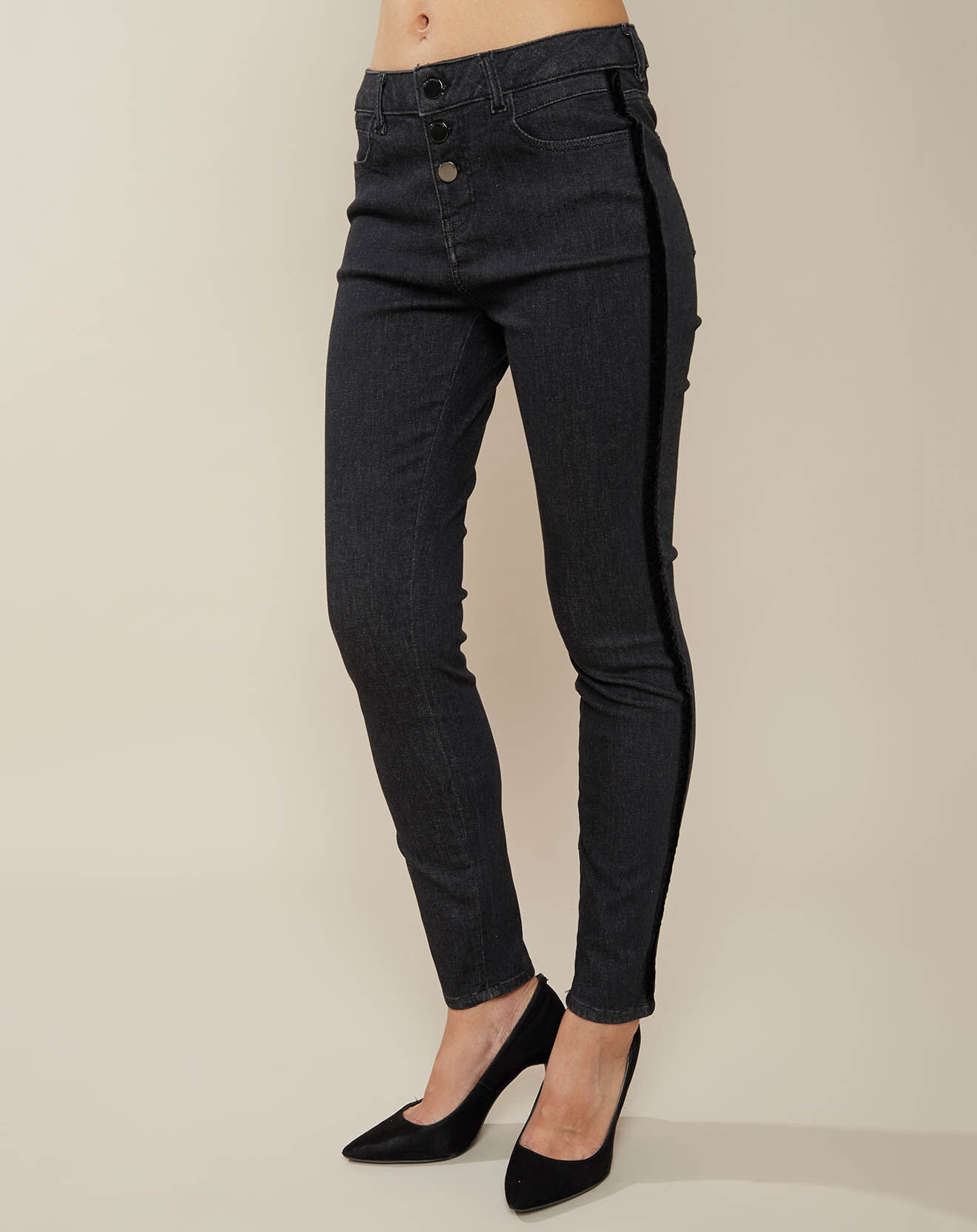 Zapa Jean Slim Judy noir