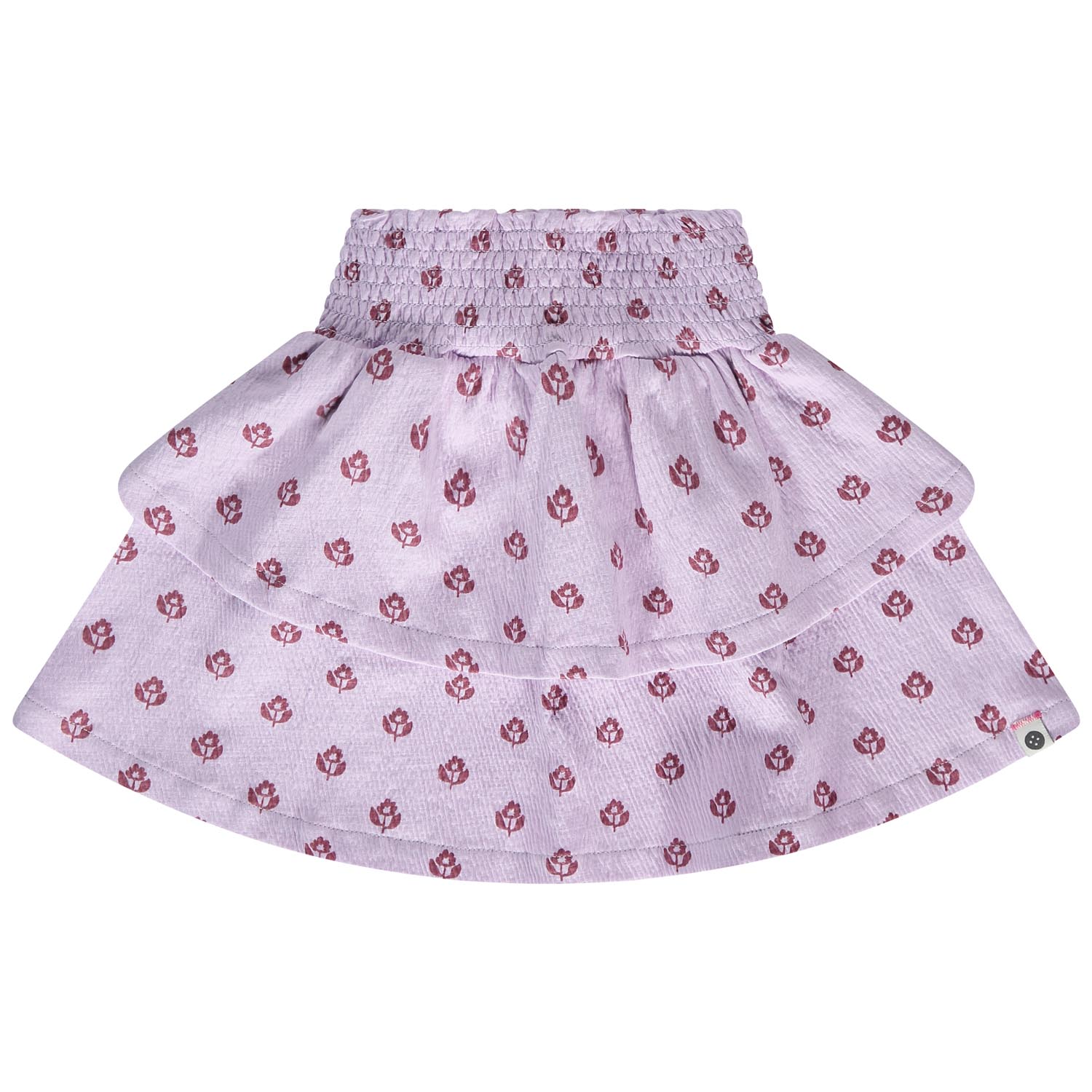 Stains & Stories peuter rok  bloemen paars