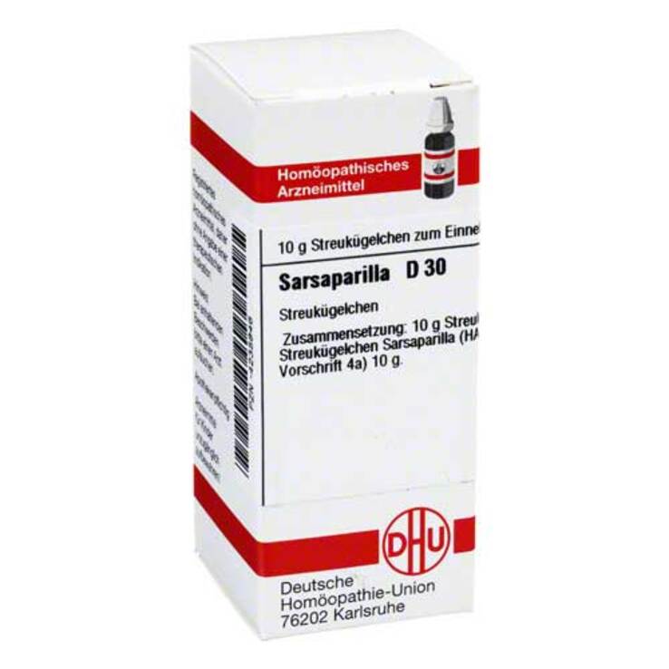 DHU Sarsaparilla D 30 Globuli, 10 g