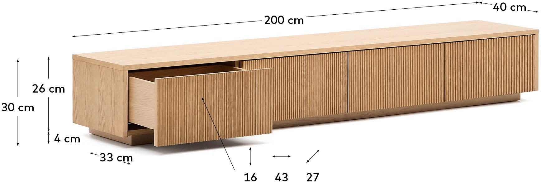 Kave Home Helvine Tv-meubel