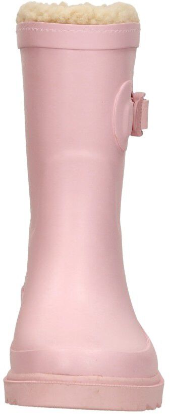 Xq Footwear Kids Rubber Rain Boots Fur roze