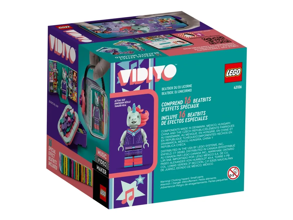 LEGO VIDIYO 43106 Unicorn DJ BeatBox