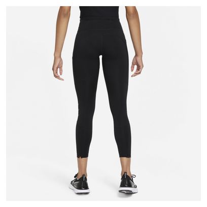 Collant 3/4 Femme Nike Dri-Fit Run Division Epic Luxe Noir Rouge