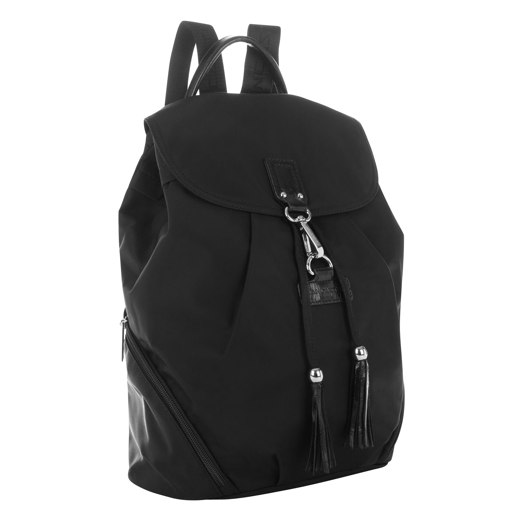 Sac à dos à rabat| Noir
