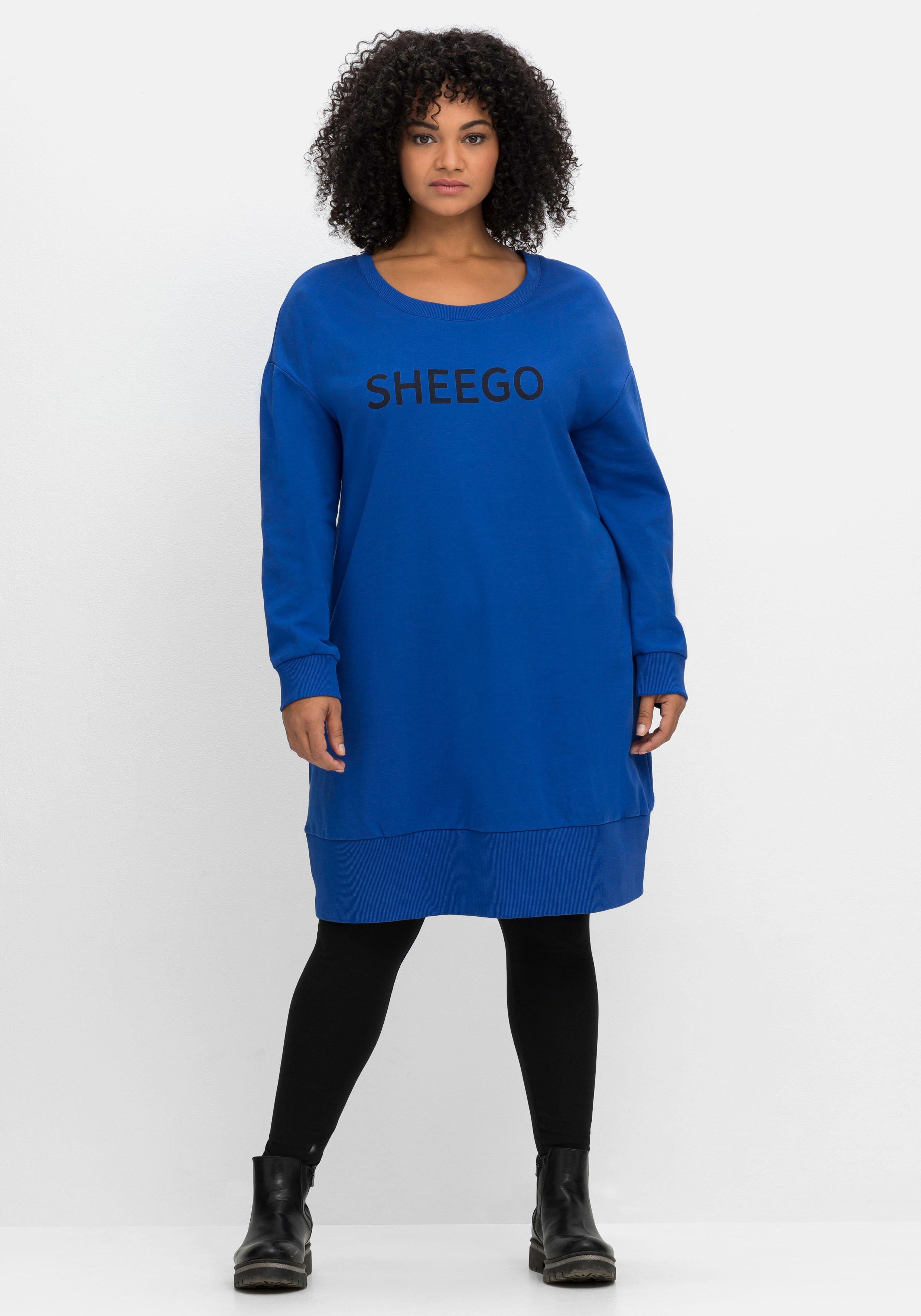 Kurzes Sweatkleid mit Logo-Frontdruck