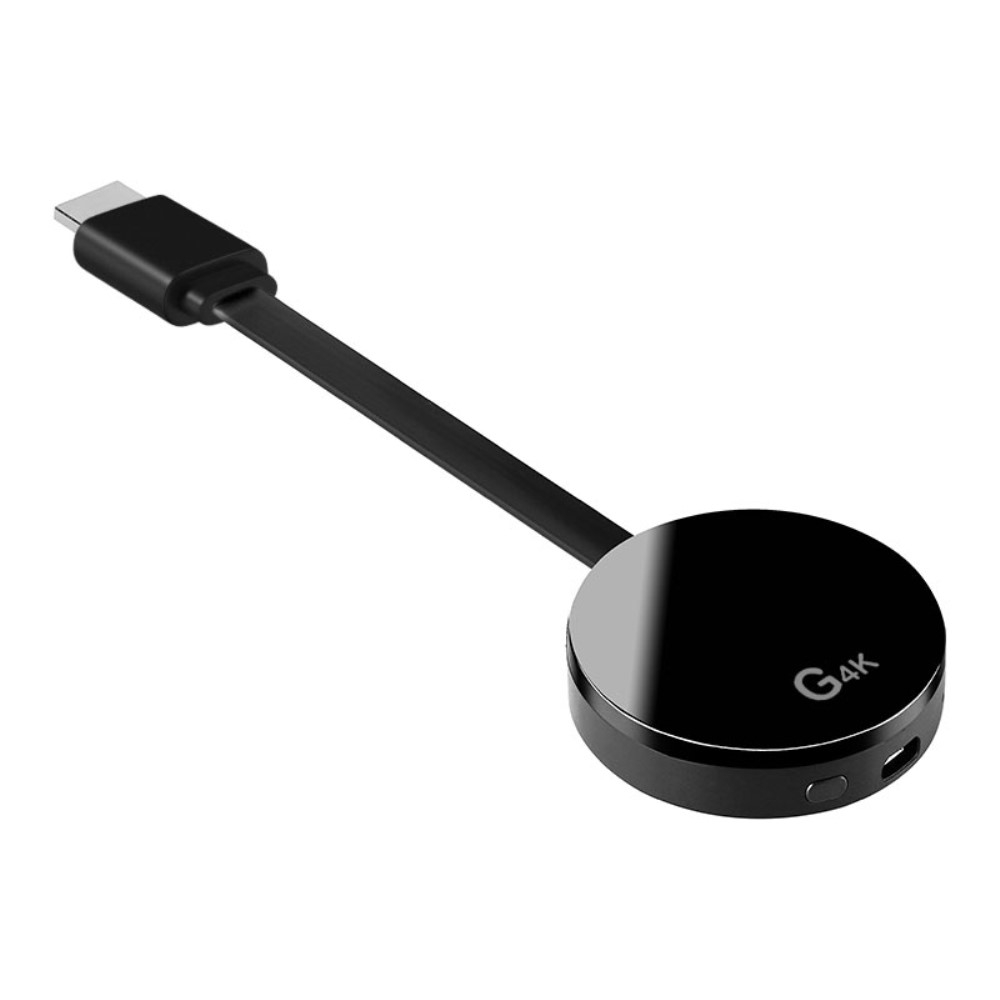 5GHz / 2.4GHz HDMI Wifi 4K Streaming Dongle mit Quad-Core CPU für iOS / MacOS und Android (DLNA / Miracast / Airplay) - Schwarz