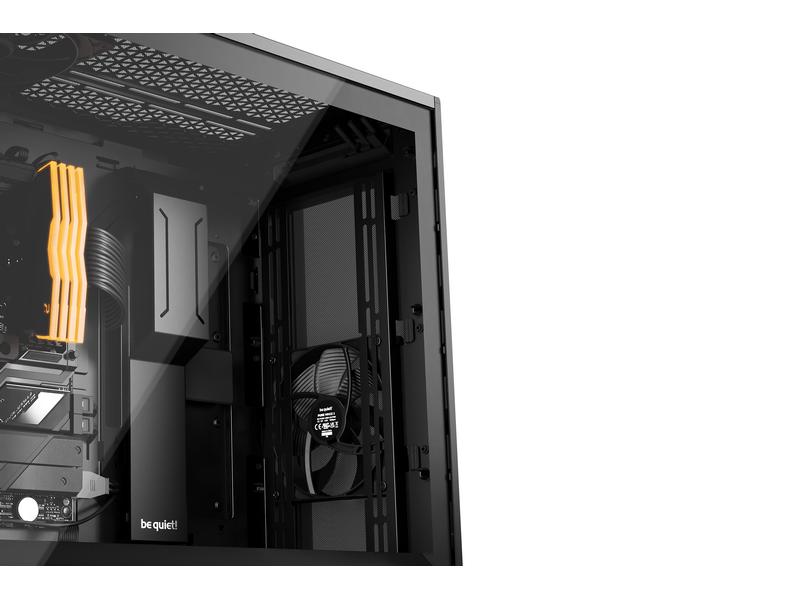 be quiet! PC-Gehäuse Shadow Base 800 DX Schwarz Luftstromoptimiertes Mid-Tower Gehäuse mit ARGB-LEDs