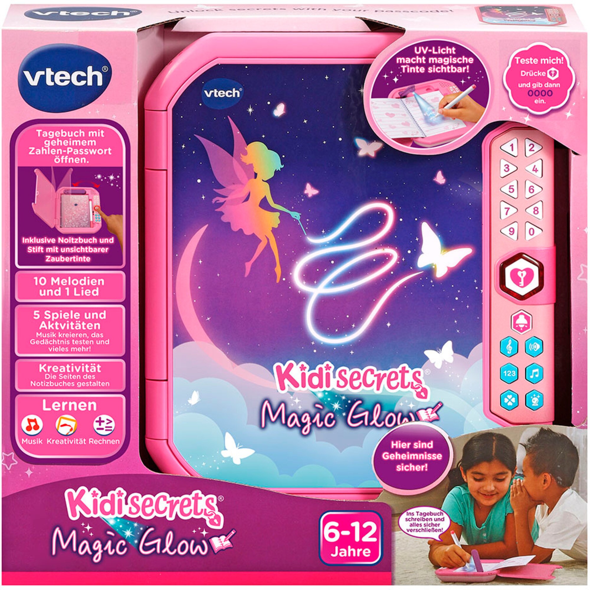 Vtech Tagebuch Kidisecrets Magic Glow