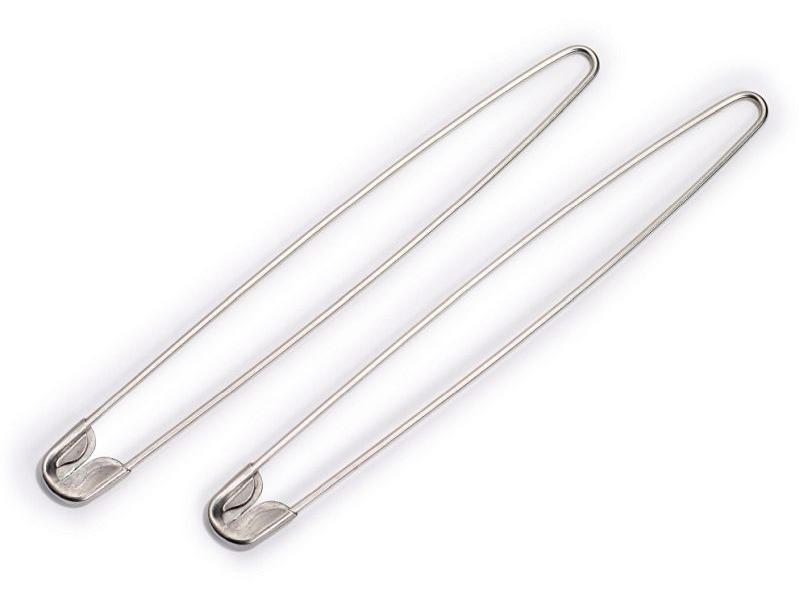 Prym Maschenmarkierer Silber, 135 mm Sicherheitsnadeln Set