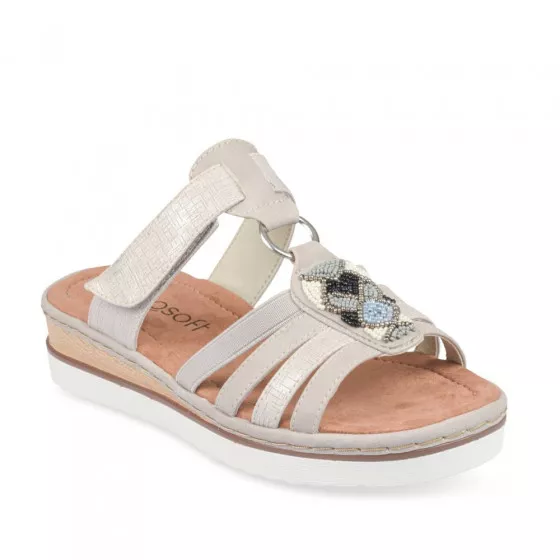 Mules GRIS NEOSOFT FEMME
