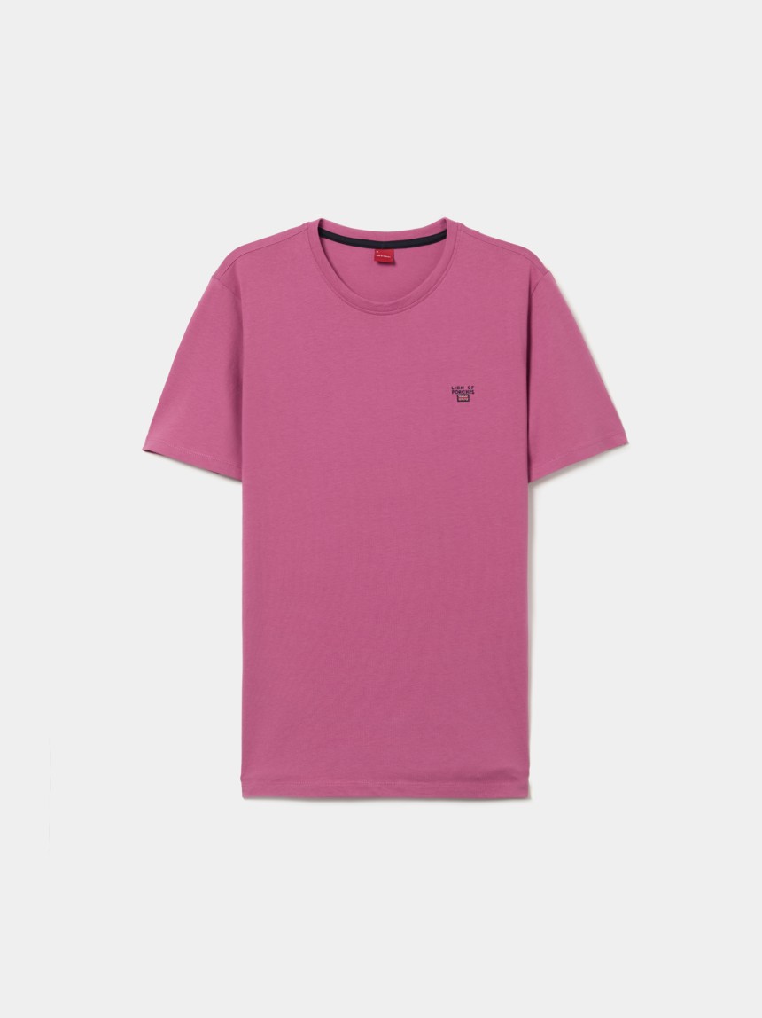 T-shirt básica em algodão