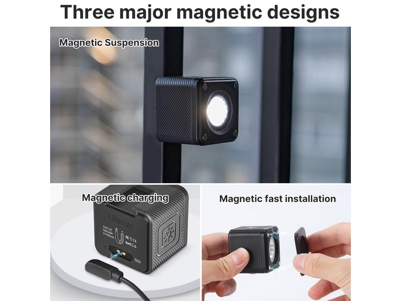 Ulanzi Videoleuchte L2 Cute Lite Waterproof Kompakte wasserdichte LED-Leuchte