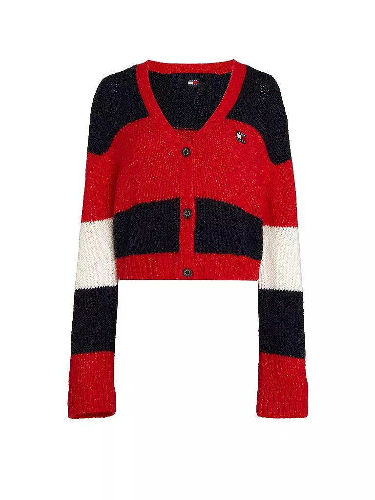 TOMMY JEANS Cardigan rot