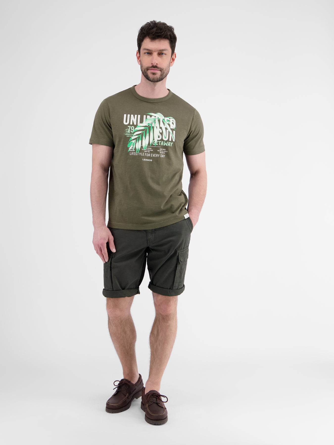 Herren T-Shirt mit Brustprint