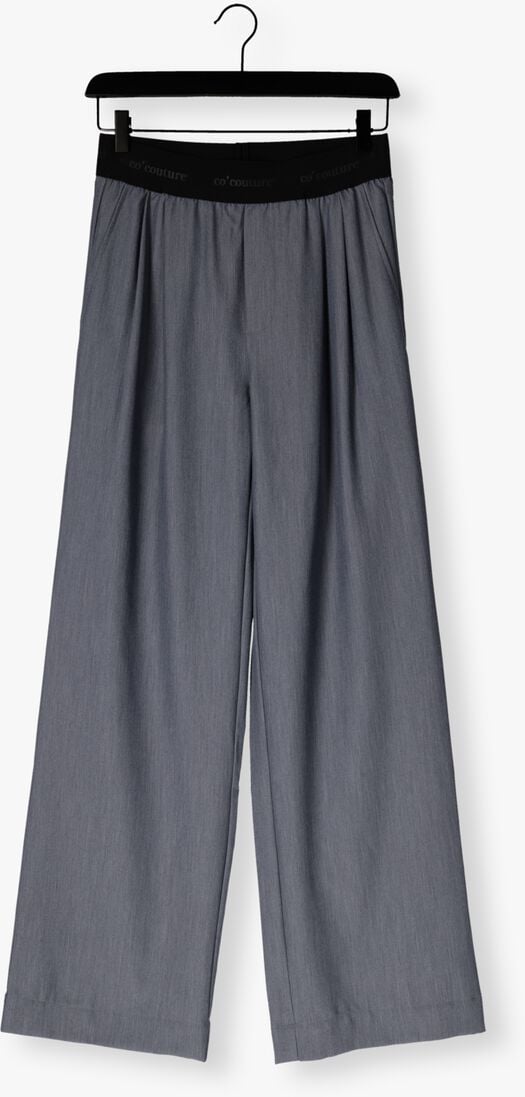 blauwe co'couture wijde broek tenga logo ll pant