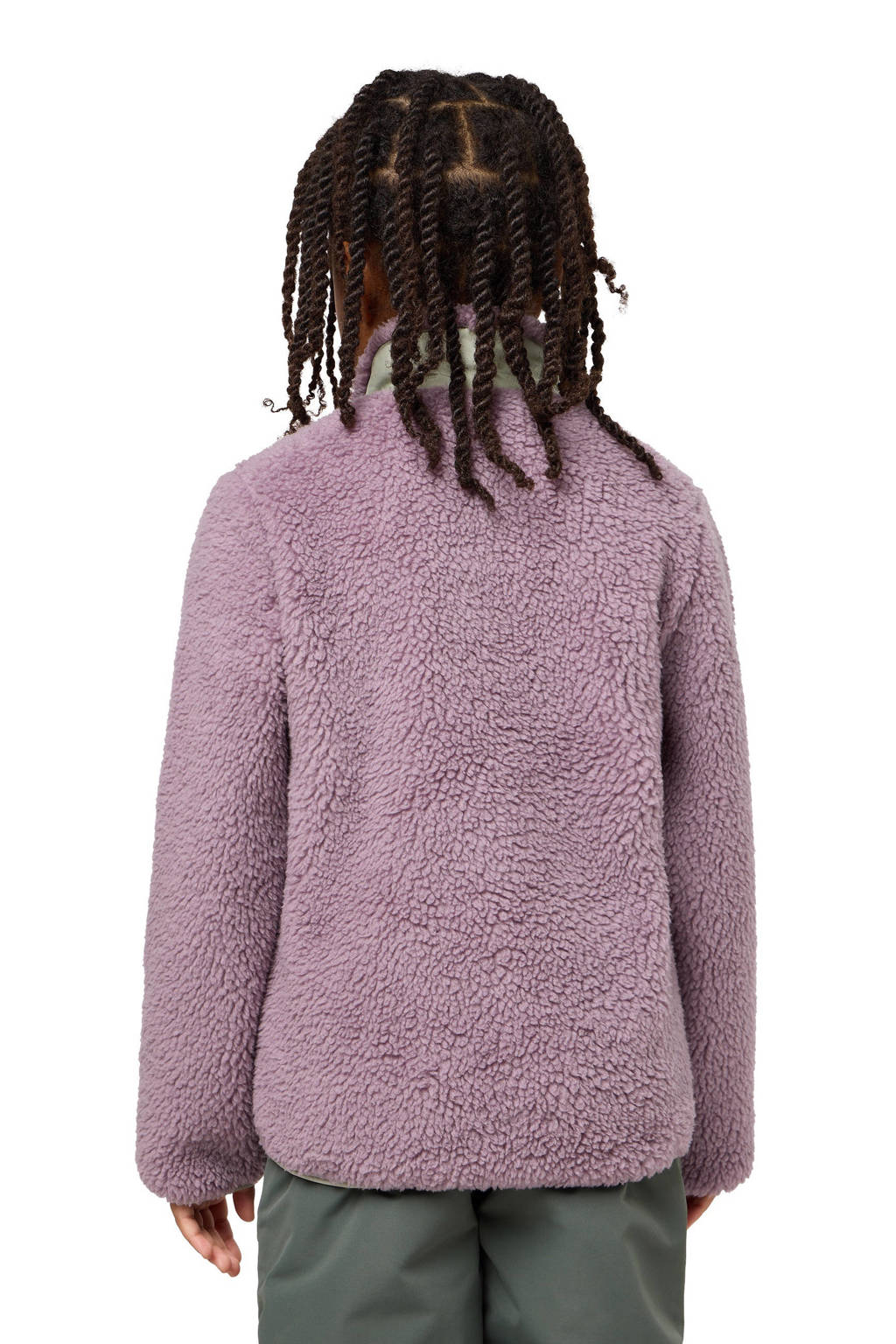 Jack Wolfskin fleece jack Ice Curl roze