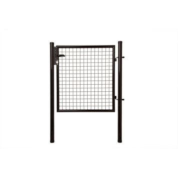 Giardino enkele tuintuinpoort zwart verzinkt 100 x 100 cm