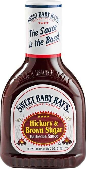 Sweet Baby Rays barbecuesaus Hickory and Brown Sugar 425 ml