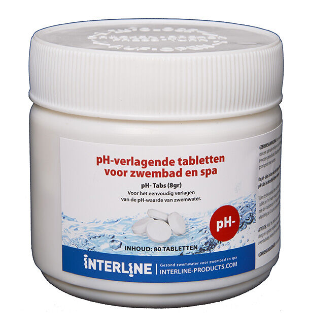 Interline PH-Minus - PH-waarde - 8gr - 80 Stuks