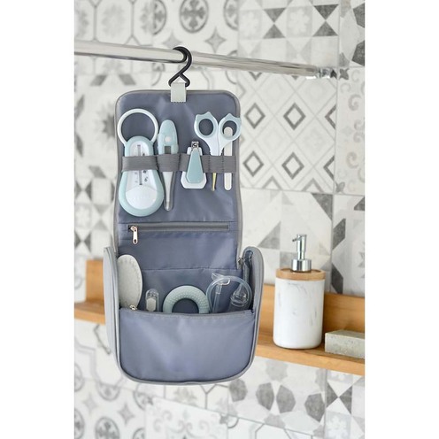 Trousse de toilette nomade 9 accessoires Green Blue - BEABA