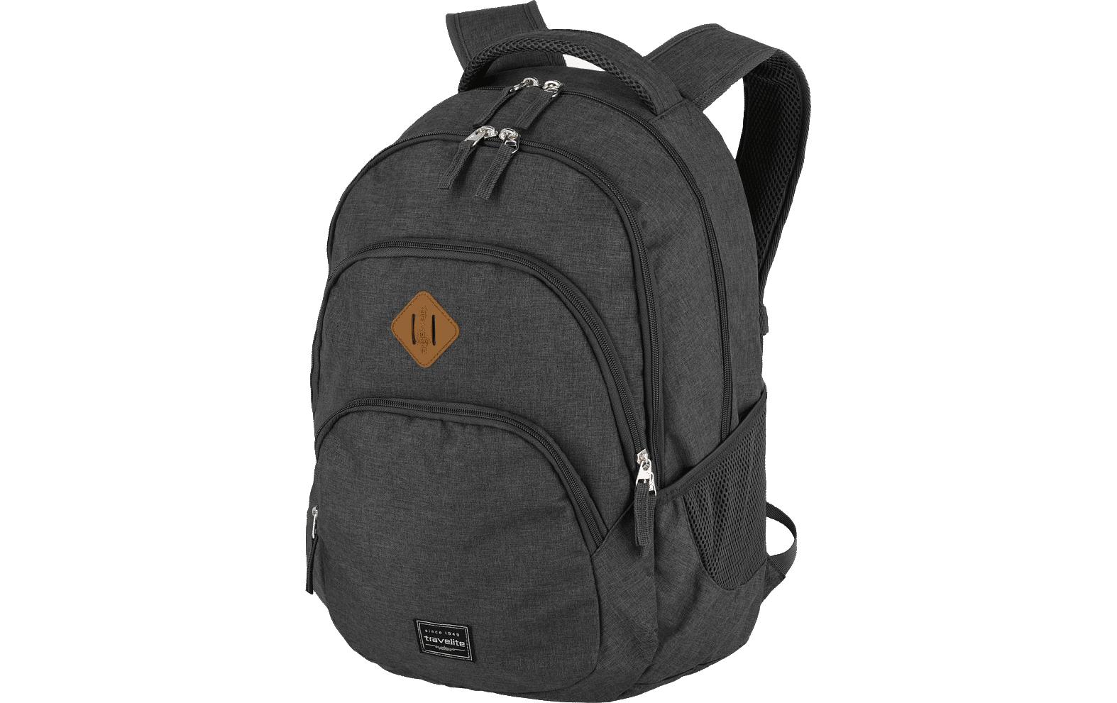 Rucksack Basics Melange 22 l, AnthrazitRucksack mit Laptopfach