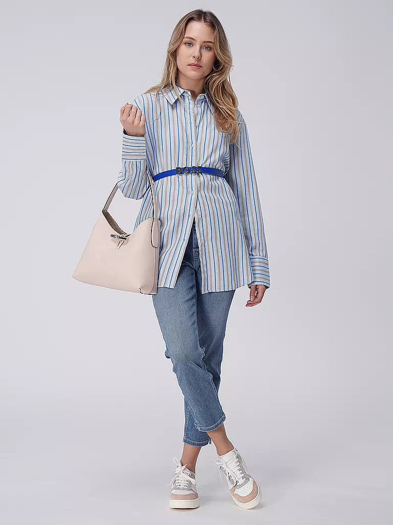 BOSS Ledergürtel BOLD blau