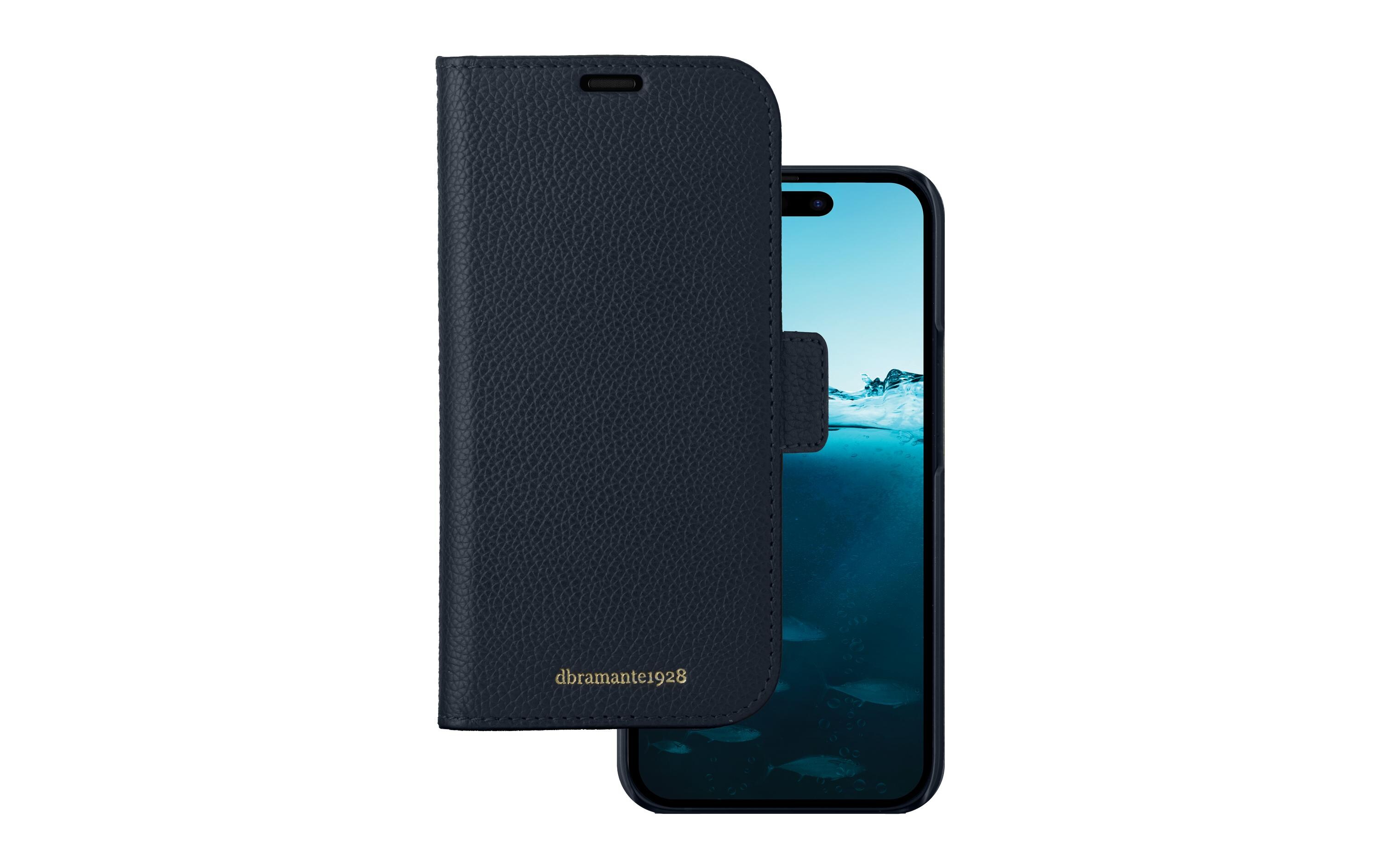Book Cover New York iPhone 15 Plus Pacific BlueSchutzhülle für das Apple iPhone 15 Plus