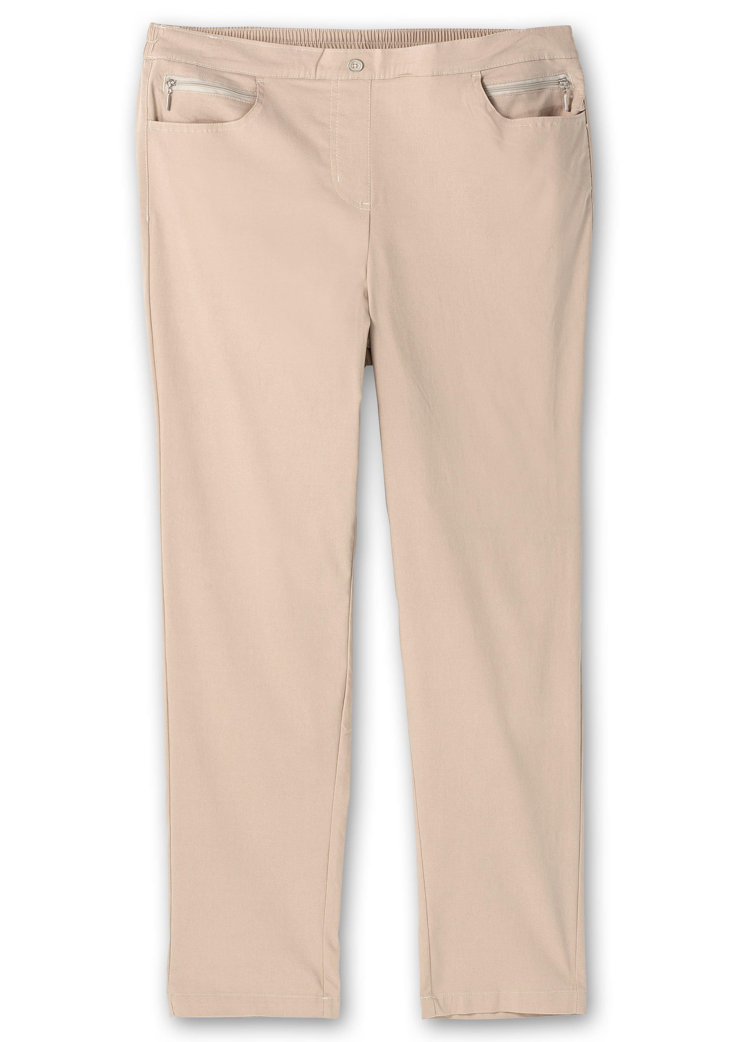 Gerade Bengalinhose mit schmalem Bein