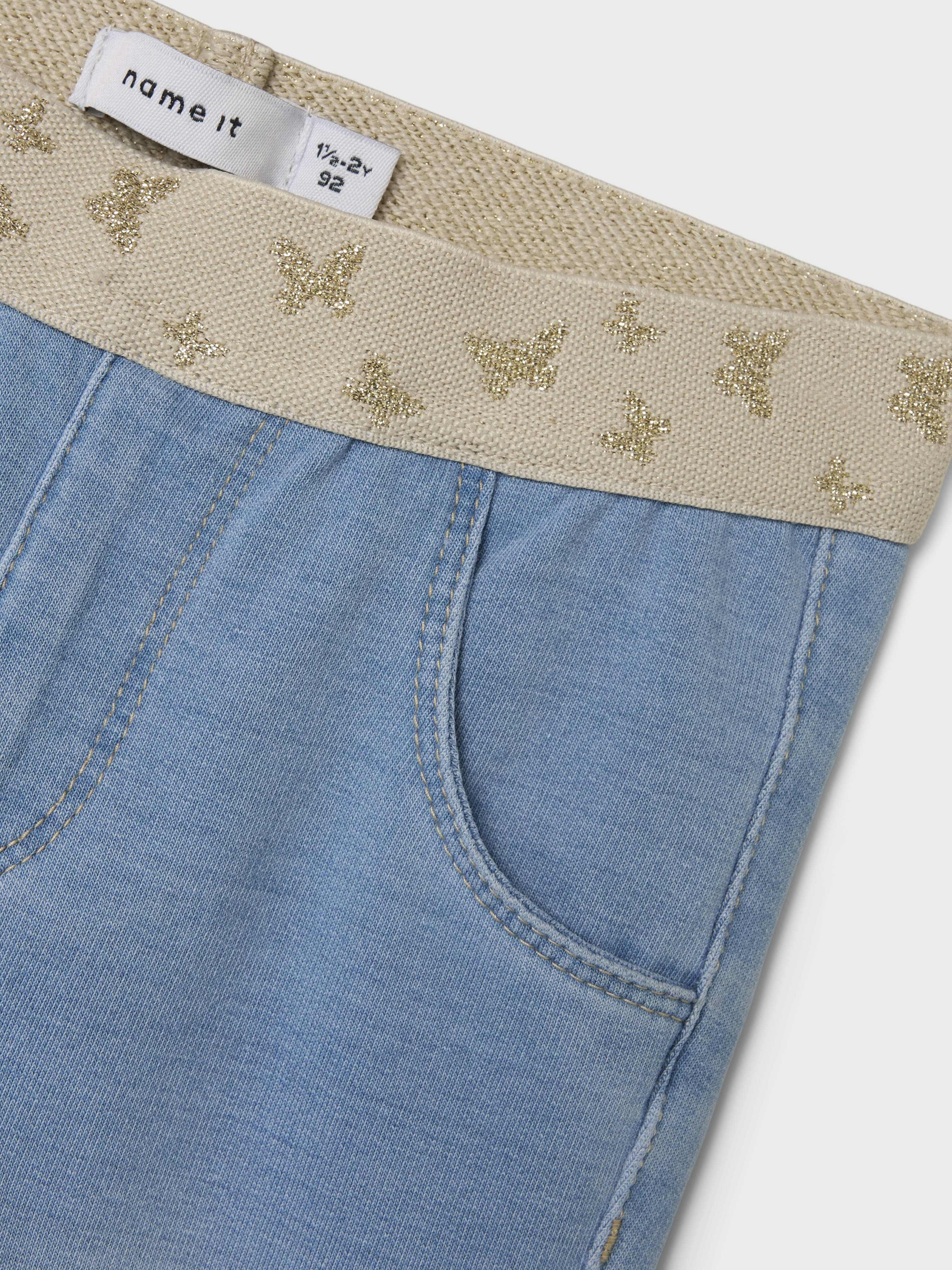 NAME IT slim fit jeans NMFSALLI light blue