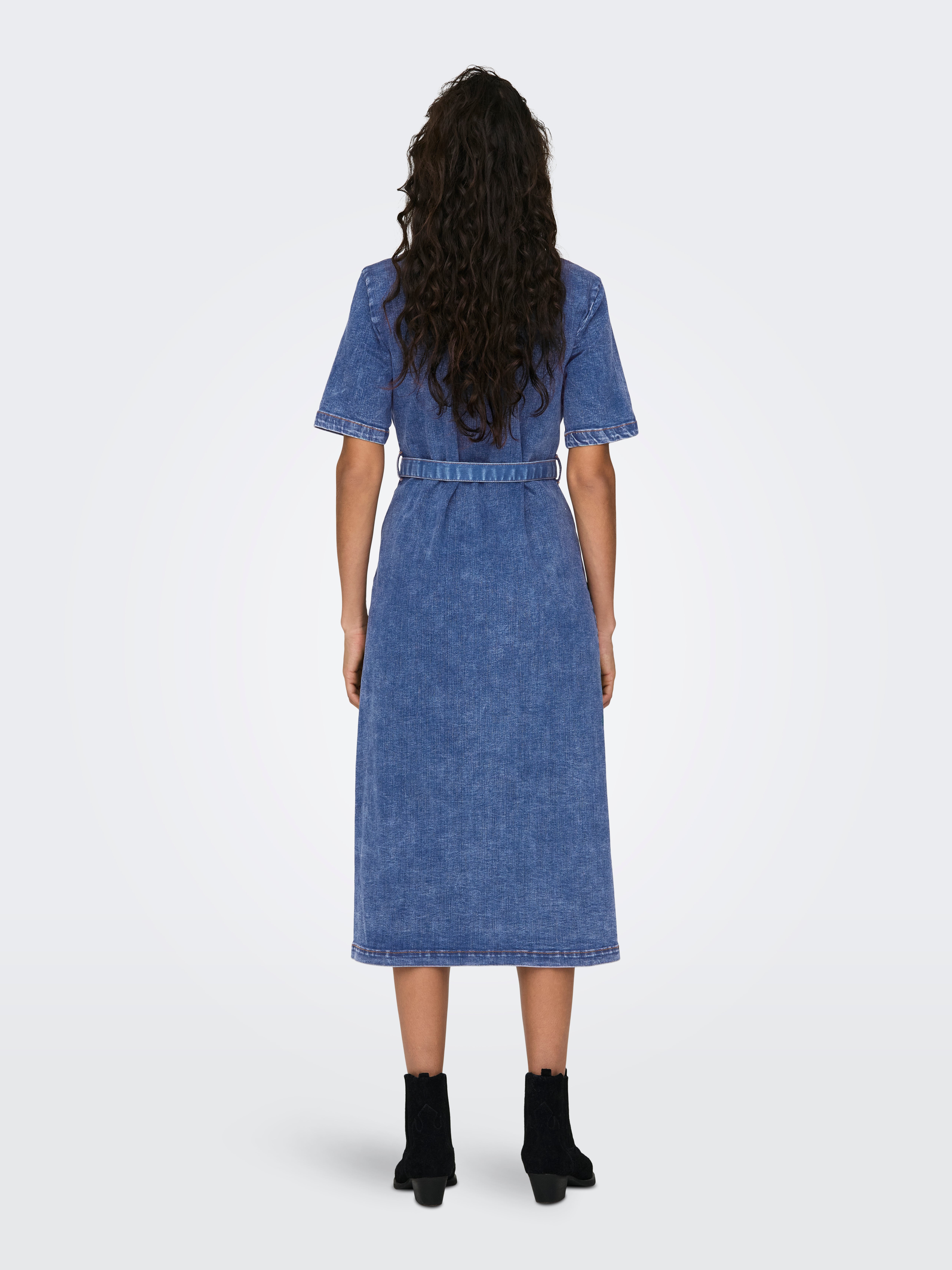 ONLLANA Kurzes Kleid Medium Blue Denim