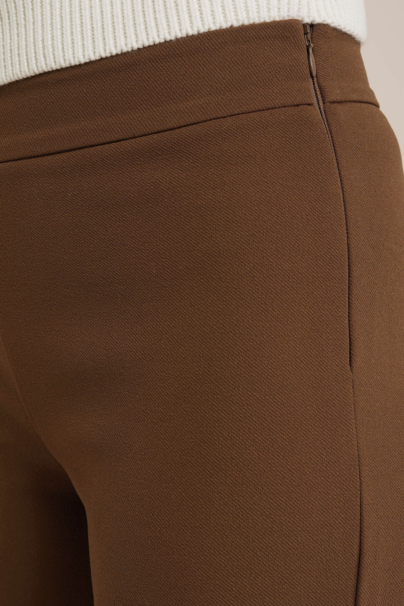 wide leg pantalon WE Fashion Kaneelbruin
