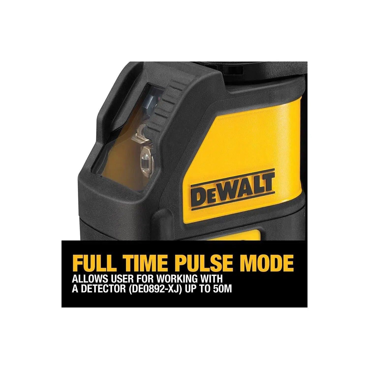 DeWALT DW088K Zelfnivellerende Kruislijnlaser - 2 Stralen - Rood