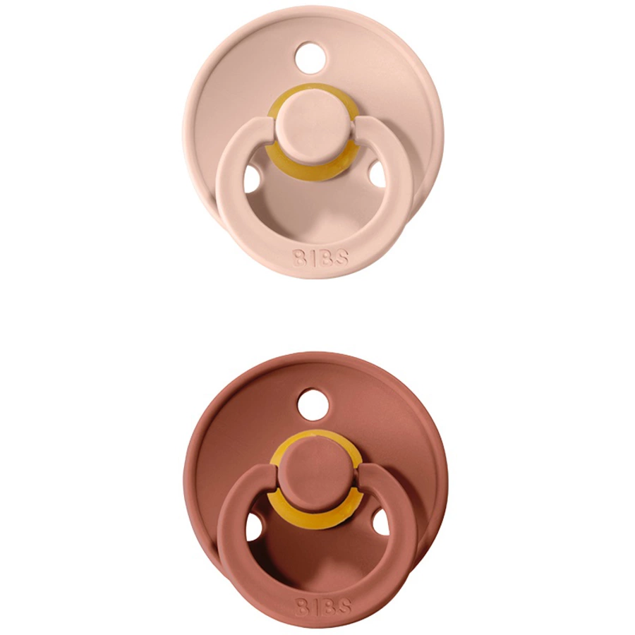 BIBS® Schnuller Colour Blush  Woodchuck 6-18 Monate, 2 Stk.