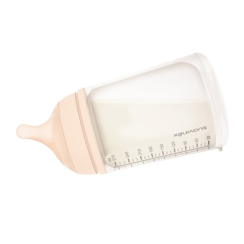 Biberon anti-colique 180ml 0m+ Débit S ZERØ.ZERØ - SUAVINEX